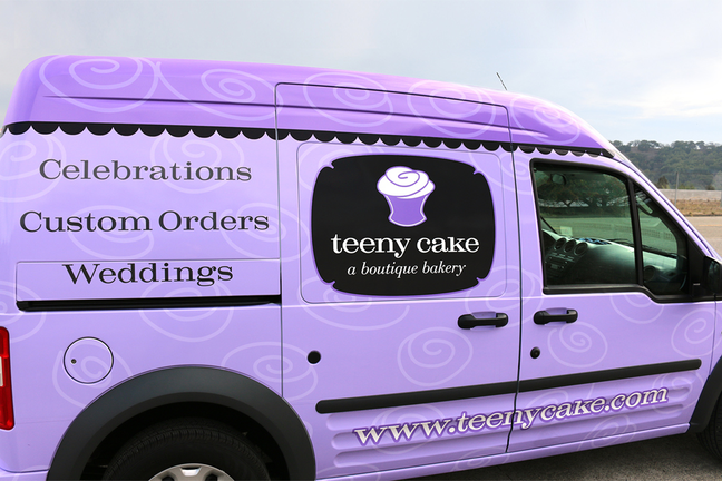 Teeny Cake Van Wrap